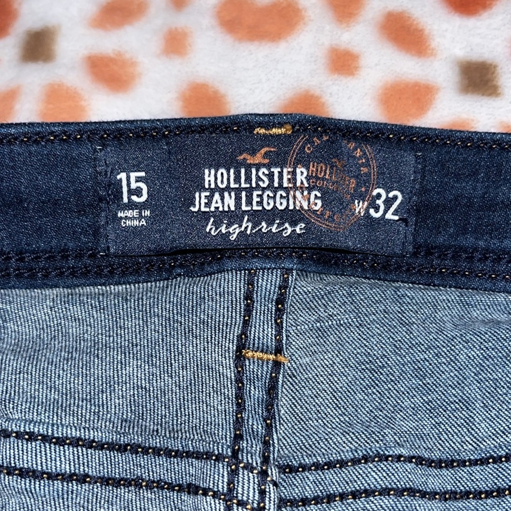 Hollister Jean Legging High Rise Size 15 W 32 Preowned - Picture 6 of 6